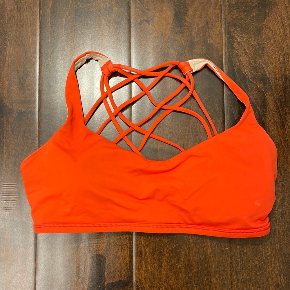 Lululemon Free to Be Wild Bra Coral